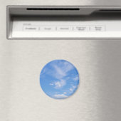 Blauer Himmel mit wispy Wolken Magnet (In Situ (Geschirrspüler))