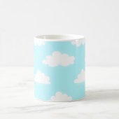 Blauer Himmel mit Wolken Druck Kaffeetasse Becher (Mittel)