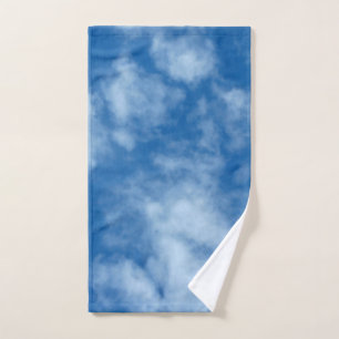 Blauer Himmel mit Wolken-Foto Handtuch