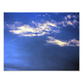 Blauer Himmel mit Wolken Fotodruck (Vorne)