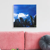 Blauer Himmel mit Wolken Leinwanddruck (Insitu (Wohnzimmer))