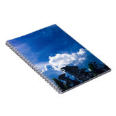 Blauer Himmel mit Wolken Notizblock (Rechte Seite)