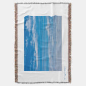 Blauer Himmel mit Wolkenkratzern Decke (Vorderseite Vertikal)