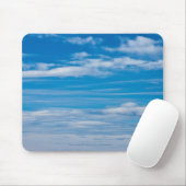 Blauer Himmel mit Wolkenkratzern Mousepad (Mit Mouse)