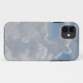 Blauer Himmel-Natur-weiße geschwollene Case-Mate iPhone Hülle (Rückseite (Horizontal))