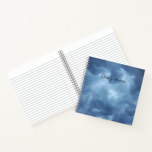 Blauer Himmel Notizblock (Innenseite)