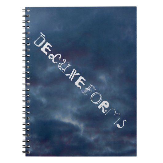 Blauer Himmel Notizblock (Vorderseite)