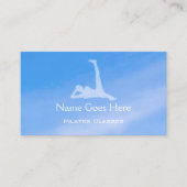 "Blauer Himmel" Pilates Visitenkarten Visitenkarte (Vorderseite)