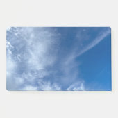 Blauer Himmel Post-it Klebezettel (Vorderseite)