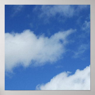 Blauer Himmel Poster