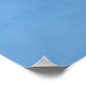 Blauer Himmel Poster (Ecke)