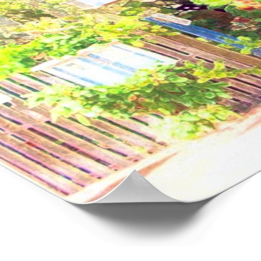 Blauer Himmel Poster (Ecke)