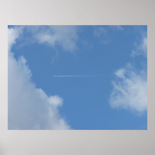 Blauer Himmel Poster (Vorne)