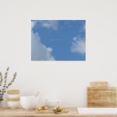 Blauer Himmel Poster (Küche)