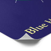 Blauer Himmel Poster (Ecke)