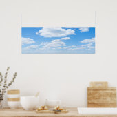 Blauer Himmel Poster (Küche)