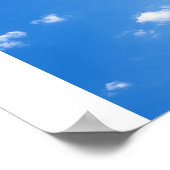 Blauer Himmel Poster (Ecke)