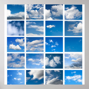 Blauer Himmel Poster