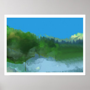 Blauer Himmel Poster