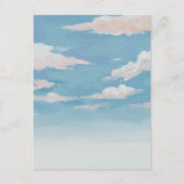 Blauer Himmel Postkarte (Vorderseite)
