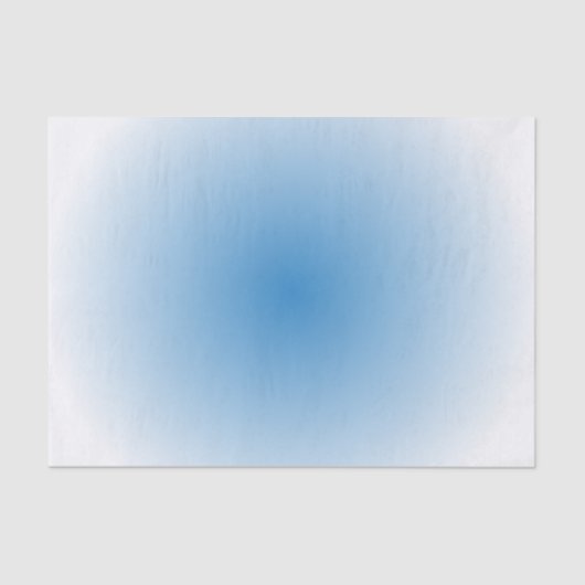 Blauer Himmel-Radialstrahl-Steigung Seidenpapier (Vorderseite)
