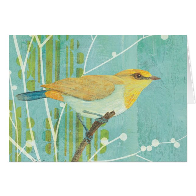 Blauer Himmel-Singvogel (Vorderseite (Horizontal))