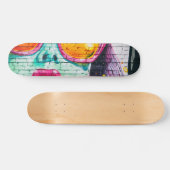 blauer Himmel Skateboard (Horizontal)