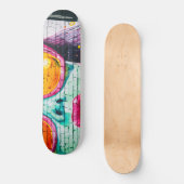 blauer Himmel Skateboard (Vorderseite)
