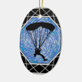 BLAUER HIMMEL SKYDIVING KERAMIK ORNAMENT (Links)