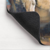 Blauer Himmel-Tag Mousepad (Ecke)