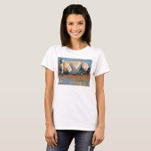 Blauer Himmel-Tag T-Shirt (Vorne ganz)