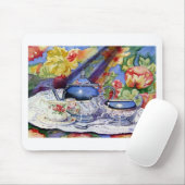 Blauer Himmel-Tee Mousepad (Mit Mouse)