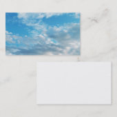 Blauer Himmel-themenorientiertes Geschäft, 3,5" x Visitenkarte (Vorne/Hinten)
