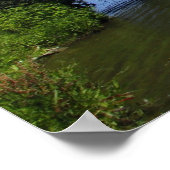 Blauer Himmel über Otisco Poster (Ecke)