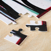 Blauer Himmel über Silhouetten im Herbst Puzzle (Seite)