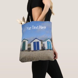 Blauer Himmel und englische Küste Tasche