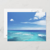 Blauer Himmel und Meer 17 Postkarte (Vorne/Hinten)