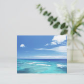 Blauer Himmel und Meer 17 Postkarte (Stehend Vorderseite)