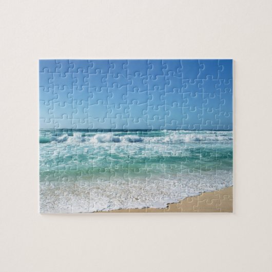 Blauer Himmel und Meer 18 Puzzle (Horizontal)