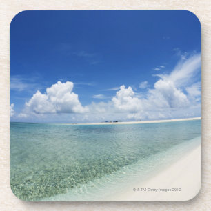 Blauer Himmel und Meer 4 Untersetzer