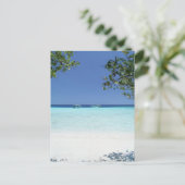Blauer Himmel und Meer 9 Postkarte (Stehend Vorderseite)