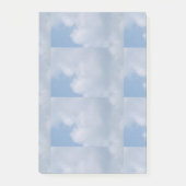 Blauer Himmel und weiße Wolke Post-it Klebezettel (Vorderseite)