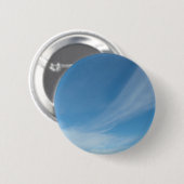 Blauer Himmel und weiße Wolken Button (Vorne & Hinten)