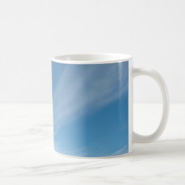 Blauer Himmel und weiße Wolken Kaffeetasse