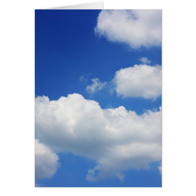 Blauer Himmel und Wolken (Vorne)