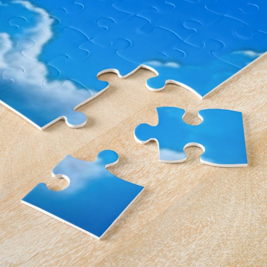 Blauer Himmel und Wolken Jigsaw Puzzle (Seite)