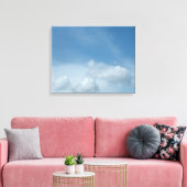 Blauer Himmel und Wolken Leinwanddruck (Insitu (Wohnzimmer))
