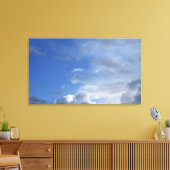 Blauer Himmel und Wolken Leinwanddruck (Insitu (Wohnzimmer))