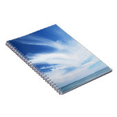 Blauer Himmel und Wolken Notizblock (Rechte Seite)