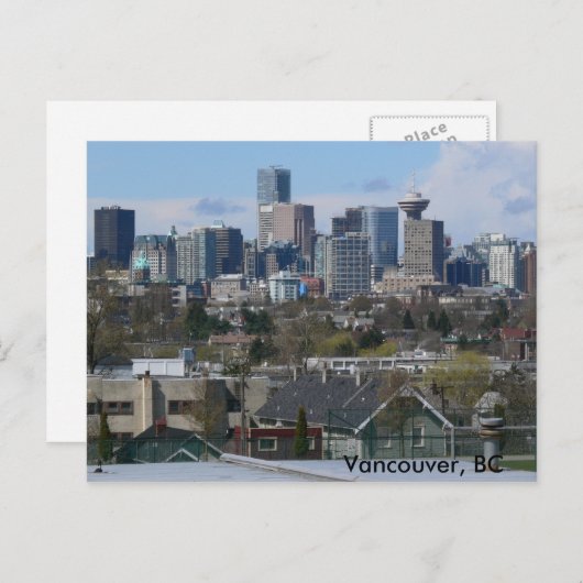 Blauer Himmel, Vancouver, BC Postkarte (Vorne/Hinten)